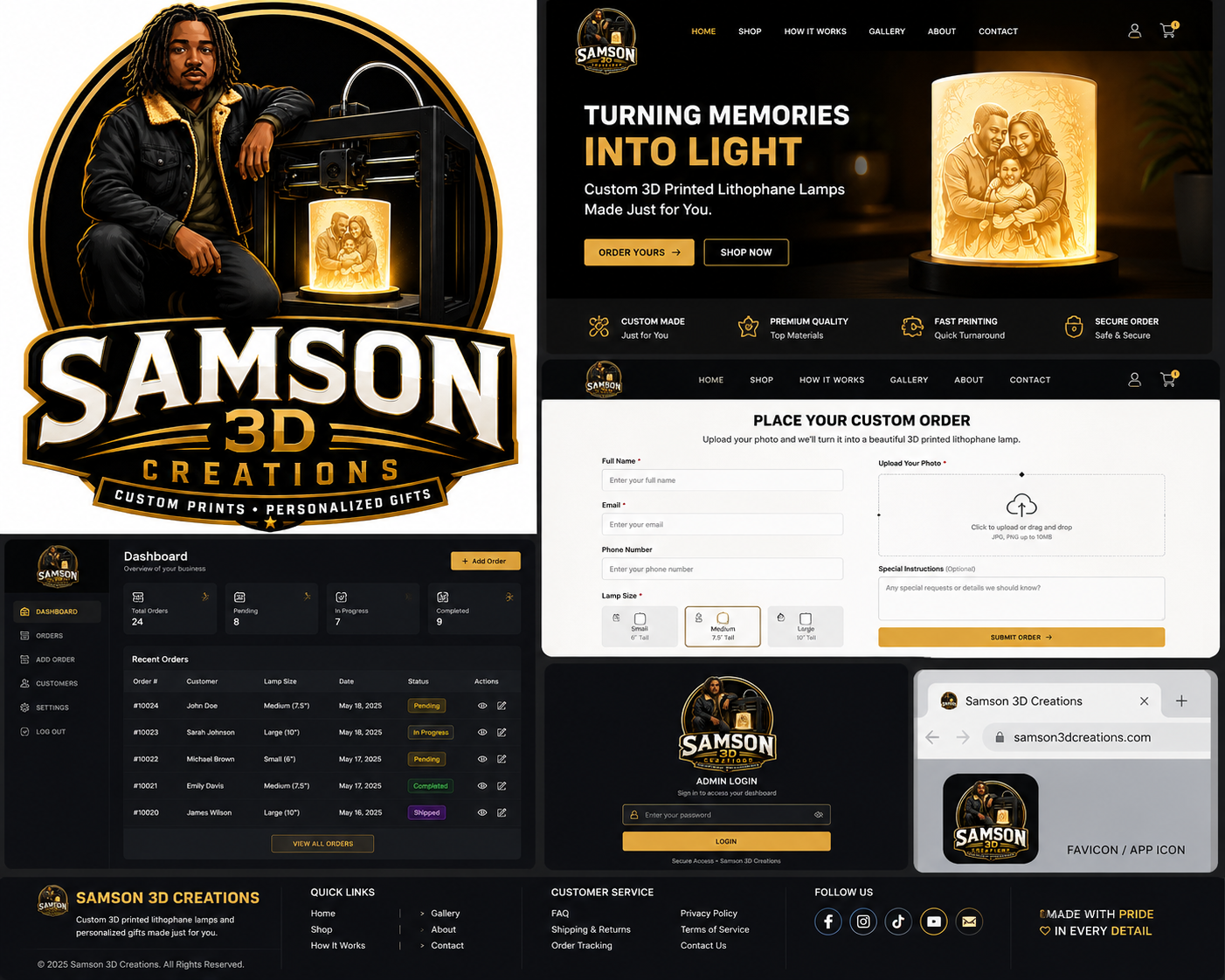 Samson 3D Creations brand preview